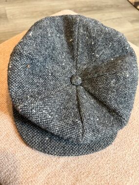 Vintage Dobbs Woolrich Ivy Newsboy Flat top hat